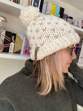 Load image into Gallery viewer, Galentine’s Beanie - White / Spice Market
